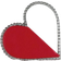 Shein Elegant Heart-Shaped Evening Bag - Mini