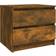 vidaXL Smoke Oak 2 Piezas 50x39x43,5 cm Mesita de noche 39x50cm 2pcs