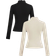 Shein Schwarze Aprikose Lange Ärmel T-Shirt - Herbst/Winter