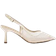 River Island Mesh Court Heeled Shoes - Cream