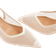 River Island Mesh Court Heeled Shoes - Cream