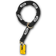 ABUS 2.0 Granit Detecto XPlus RD 8077 2.0 Black Loop Chain Lock - Black/Yellow