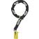 ABUS 2.0 Granit Detecto XPlus RD 8077 2.0 Black Loop Chain Lock - Black/Yellow