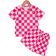 Shein pcsSet Young Girls Cute And Fashionable Checkerboard Pattern Short Sleeve Top And Shorts For Summer