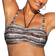 Wiki Bandeau Bikini Top - Brown Pattern