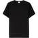 Bershka Sort Ribstrikket T-shirt I Slim Fit