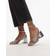 Mango Heeled Sandal With Crossed Straps - Silver