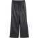 River Island Faux Leather Elasticated Waist Trousers - Black