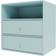 Montana Mini 1006 Shelf With Two Drawers Flint Bedside Table 25x35cm