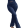 Shein Plus Women Solid Color FoldOver Waist Flared Fashion Leggings