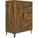 vidaXL Skänk rökfärgad Sideboard 69.5x90cm