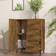 vidaXL Skänk rökfärgad Sideboard 69.5x90cm