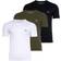 BOSS Black 3-Pack Crew Neck T-Shirt - Black/White/Green