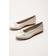 Jana Damrosett Vegan Ballerinaskor - Beige Lack