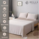 Bella Coterie Bella Coterie Luxury King Bamboo Set 18 Deep Pocket Bed Sheet Beige (284.5x274.3cm)