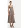 Bardot Robe Midi Corset - Brown
