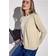 Street One Stickad Look Jacka - Beige