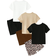 Shein Young Girl pcsSet Fashionable Leopard Patchwork Heart Letter Print Short Sleeve TShirt And Leggings Set
