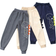 Shein Young Boy Casual Sports Joggers Street Fashion Cute Dinosaur Print Long Pants Set Of Grey Khaki Navy Suitable For Daily Wear School Travel Sports Spr