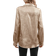 Shein Womens Spring Autumn Solid Color Long Sleeve Metal Texture Elegant Shirt