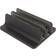 Tyenaza Vertical Laptop Stand Aluminum Alloy Double Dock Black Multifunctional Cooling
