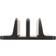 Tyenaza Vertical Laptop Stand Aluminum Alloy Double Dock Black Multifunctional Cooling