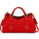 Dooney & Bourke Women's Florentine Large Leather Satchel Bag in Red (One Size)