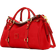 Dooney & Bourke Women's Florentine Large Leather Satchel Bag in Red (One Size)