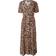 Vero Moda Vmalba Ss Calf Dress - Tigers Eye