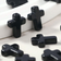Shein 20pcs/set Fashionable Cross Design DIY Bead For Women For DIY Jewelry Making