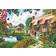 Gibson Lakeside Cottage 500 Piece Jigsaw Puzzle Nostalgic Jigsaw Puzzle Sustainable Jigsaw Puzzle for Adults Premium 100% Recycled Board Great Gift for Adults Games