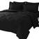CozyLux Full Comforter Set 7 Pieces Bedding Set Bedspread Black (218.4x208.3cm)