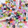 Shein 100pcs/set Creative Expression Pattern DIY Bead For Women For DIY Jewelry Making