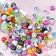 Shein 100pcs/set Creative Expression Pattern DIY Bead For Women For DIY Jewelry Making