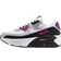 Nike Air Max 90 LV8 White/Black/Bold Berry/Wolf Grey