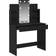 vidaXL Black Oak Engineered Wood 96 x 40 x 142 cm Dressing Table 40x96cm