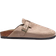 PrettyLittleThing Beige Faux Suede Buckled Mule Cloggs