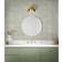 NextWall Wallpaper Silversmoke Silversmoke & Metallic Gold Starburst Geo Wallpaper