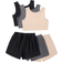 Shein Teen Girl pcsSet Casual Knitted Vest And Shorts Outfit In Multicolors For Summer