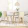 vidaXL Esszimmerstühle 2 Stk Creme Stoff Esszimmerstuhl 86cm 2Stk.