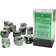 Chessex D6 Dice Gemini 16mm (12 Dice) BlkGrey/Green
