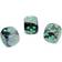 Chessex D6 Dice Gemini 16mm (12 Dice) BlkGrey/Green