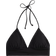 H&M Dame Sort Vattert trekant-bikinitopp
