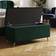 Dunelm Pleated Velvet End Of Bed Ottoman Bottle Storage Bench 100x47cm