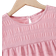 Shein Tween Girl Pink Textured Fabric Comfortable Casual Loose Vacation Dress
