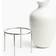H&M Tall Metal White Vase 15.7"