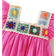 Shein Baby Girl Simple Cute Summer New Style Knitted Flying Sleeve Dress