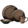 Mikasa Gourmet Basic by Mikasa Verona 16-Piece Dinnerware Set, Service for 4 Dinner Set 16pcs