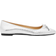 Michael Kors Nori Flex Metallic Leather Ballet Flat - Silver