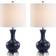 Jonathan Y Vermont 22" Glass Metal LED Set of 2 Table Lamp 21.5" 2pcs